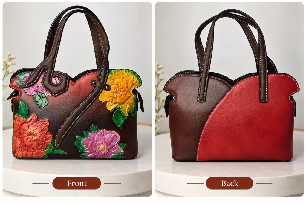 Multicolor Marble handbag
